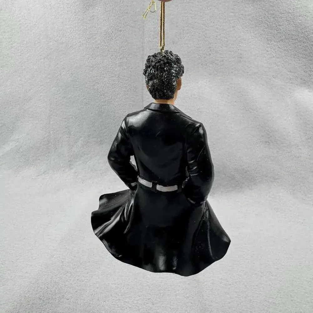 December Diamonds H2O Merman Ornament #55-90764 Black Silver 2012 Boxed Retired
